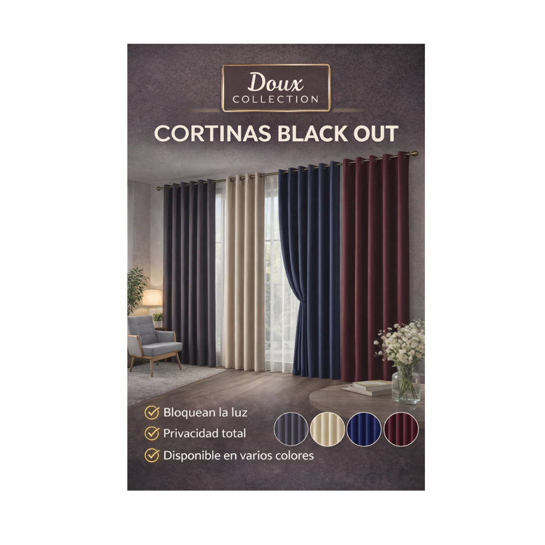 Cortinas Blackout para Hogar