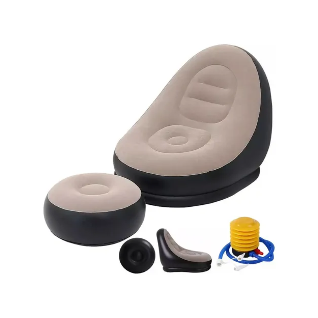 Sofá Inflable con Reposa Pies