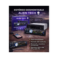Estéreo para Auto Bluetooth Desmontable Alien Tech
